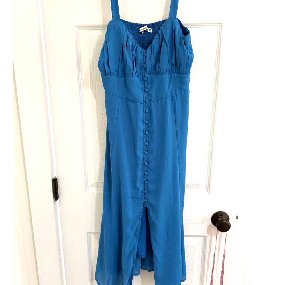 Abercrombie & Fitch Blue Midi Dress - Picture 4 of 13